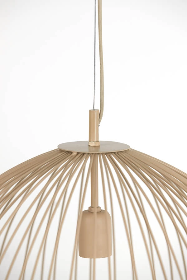 Cream pendant lamp Rilana Ø 34cm Light & Living 8717807649760