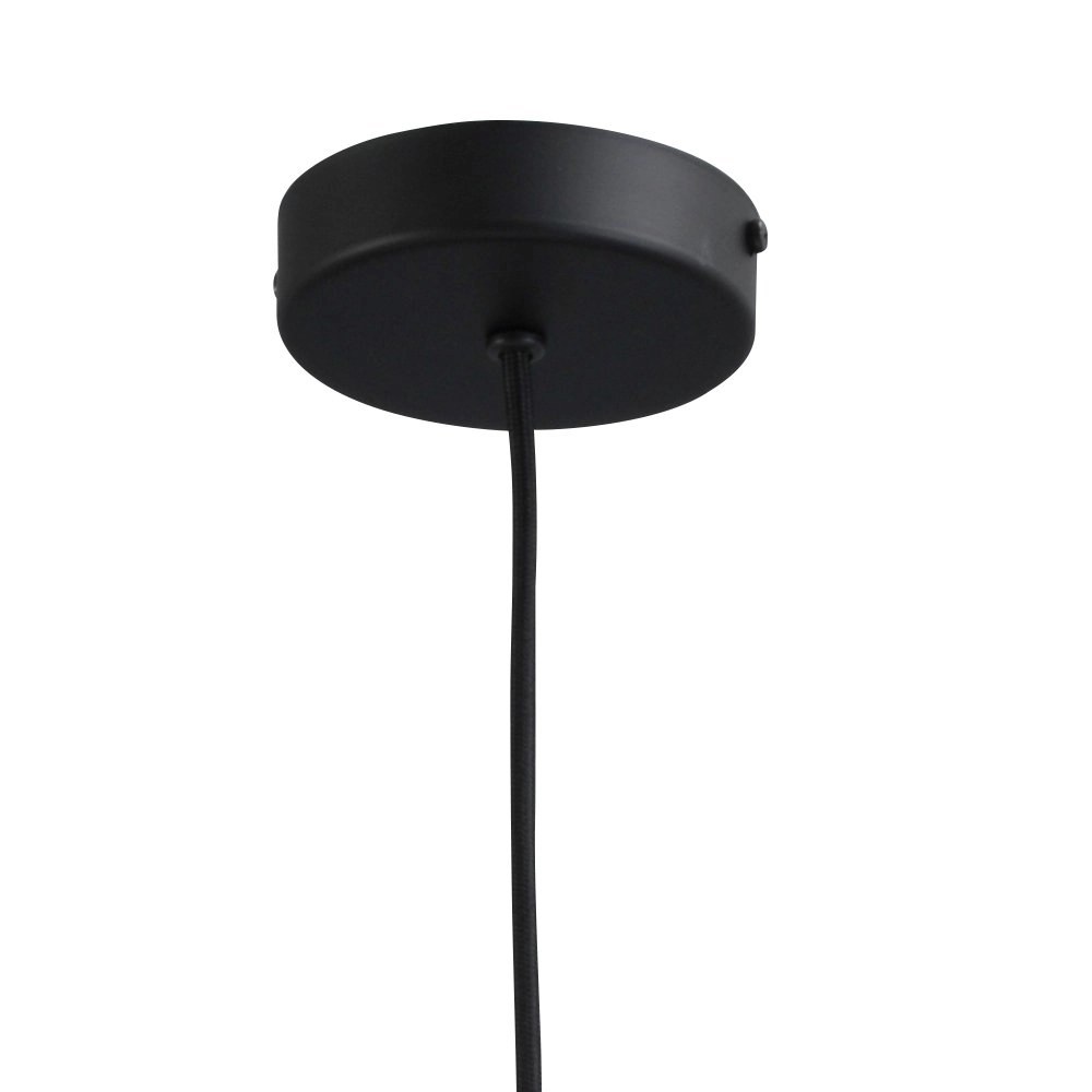 Black pendant hanging lamp Bounty with cylinder glass Masterlight 8718121248448
