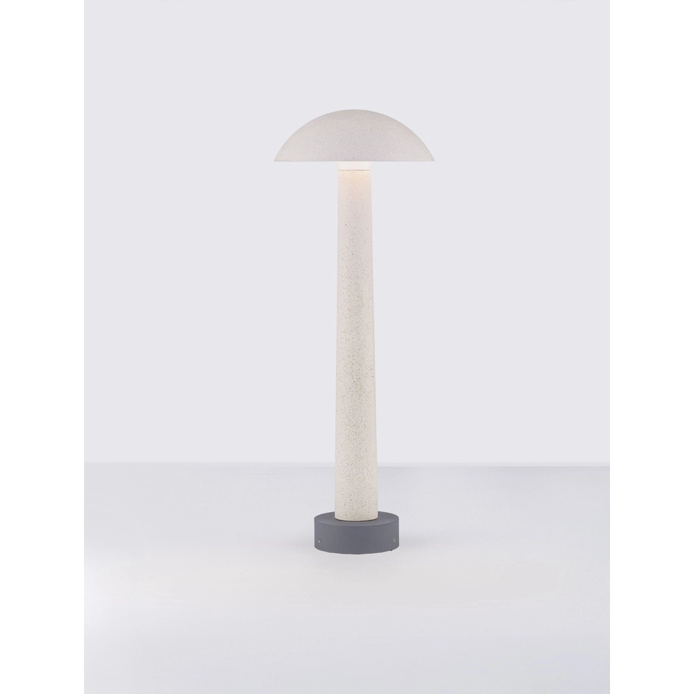 Round garden lamp Tura white 55cm