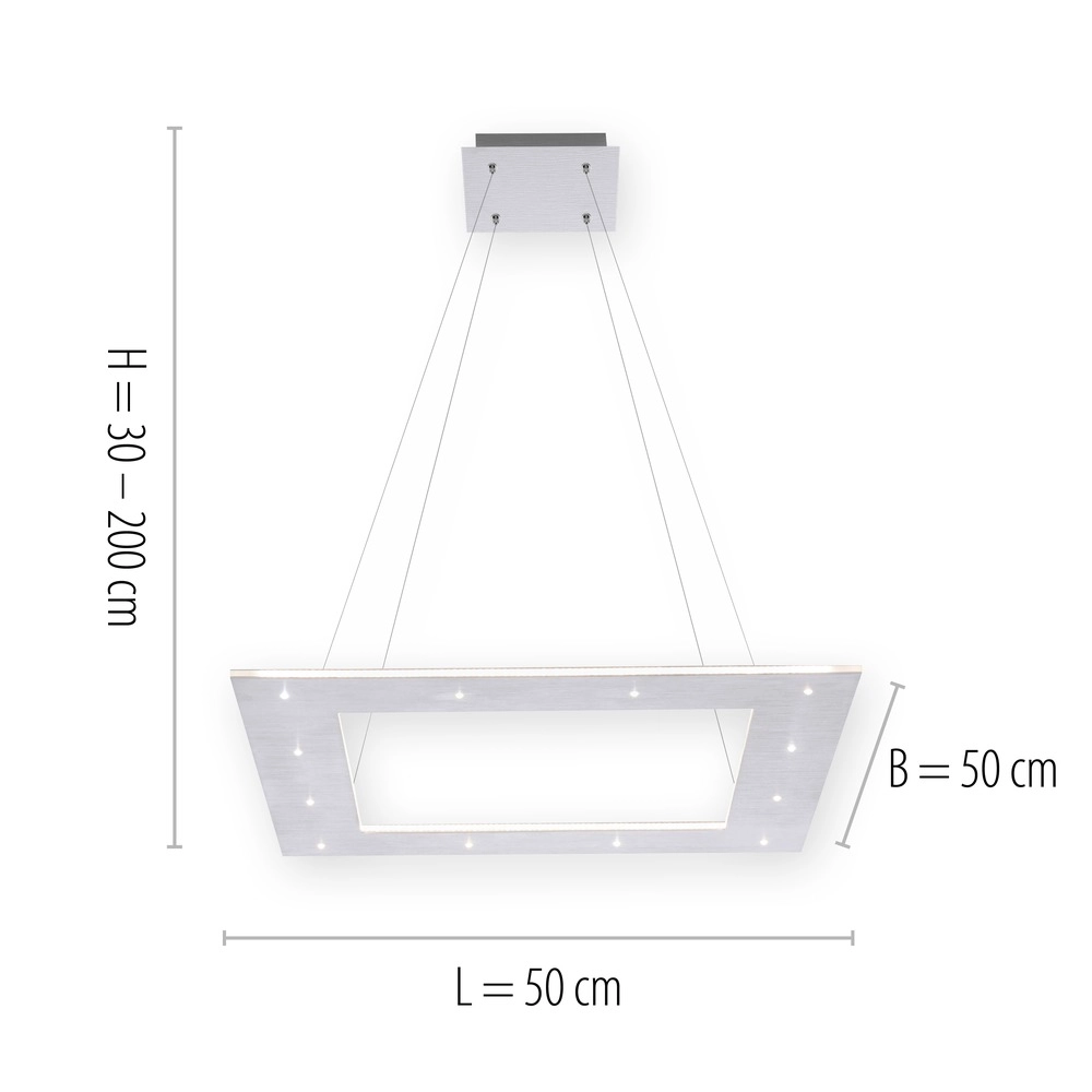 Design LED pendant light Pure Cosmo Bronce Paul Neuhaus 4012248350720