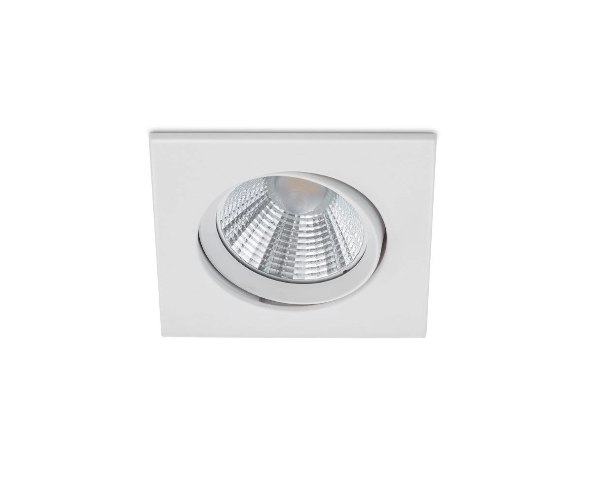 LED recessed spot Pamir Square 5.5w - 3000K - 8.5cm white