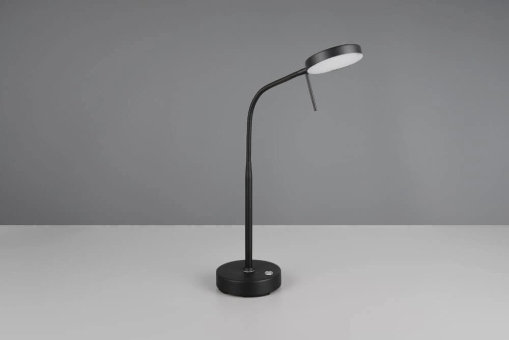 Black desk lamp Moreno Rechargeable Trio 4017807617993