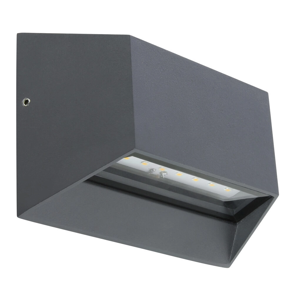 Wall lamp Honna rectangle anthracite Globo 9007371419159