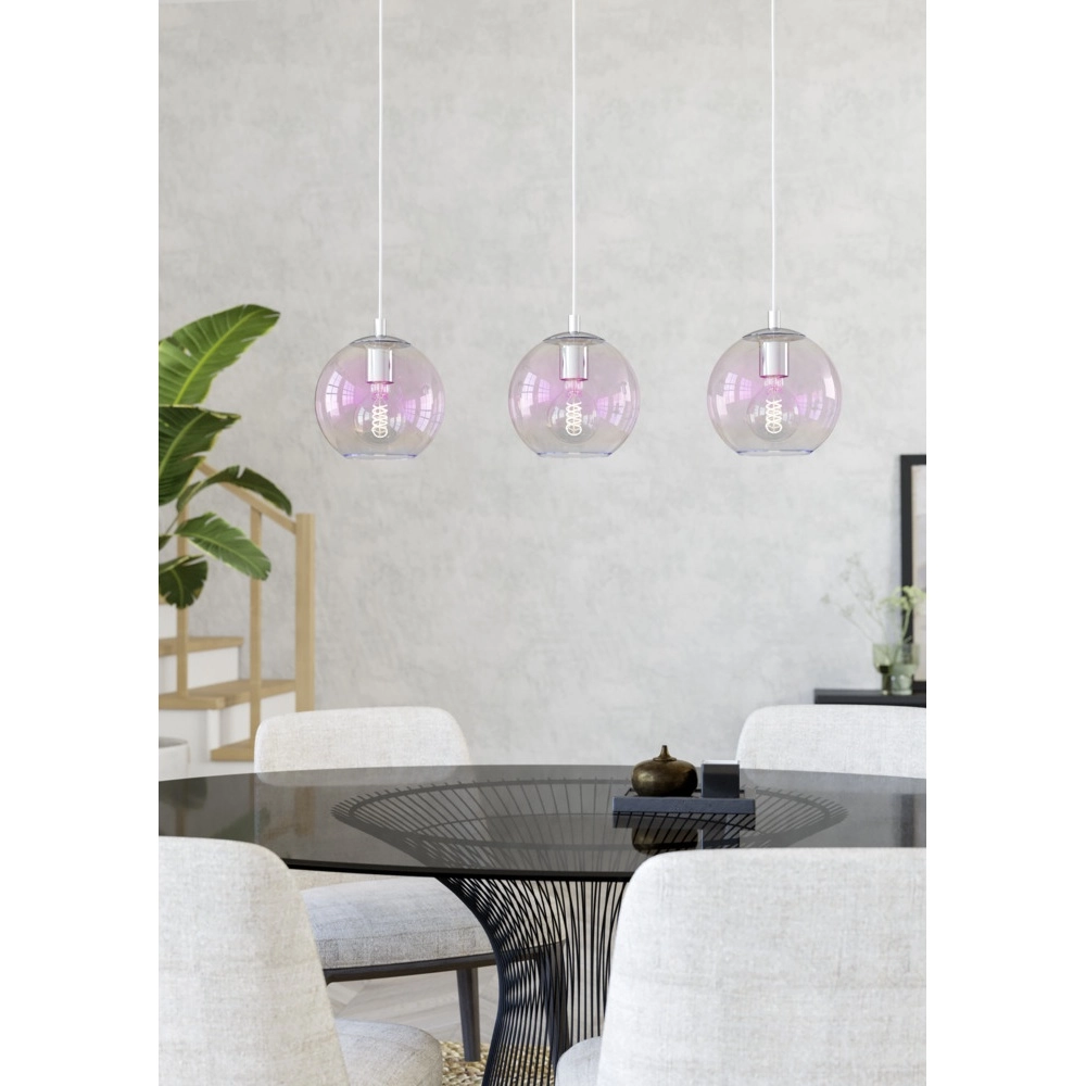 Pendant lamp Ariscani 2 3-light chrome Eglo 9008606358090