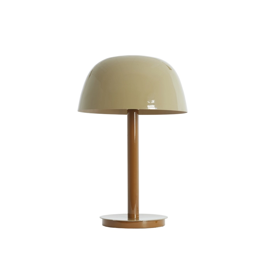 Desk lamp Marivet gloss sand and brown - Ø 30cm Light & Living 8717807816247