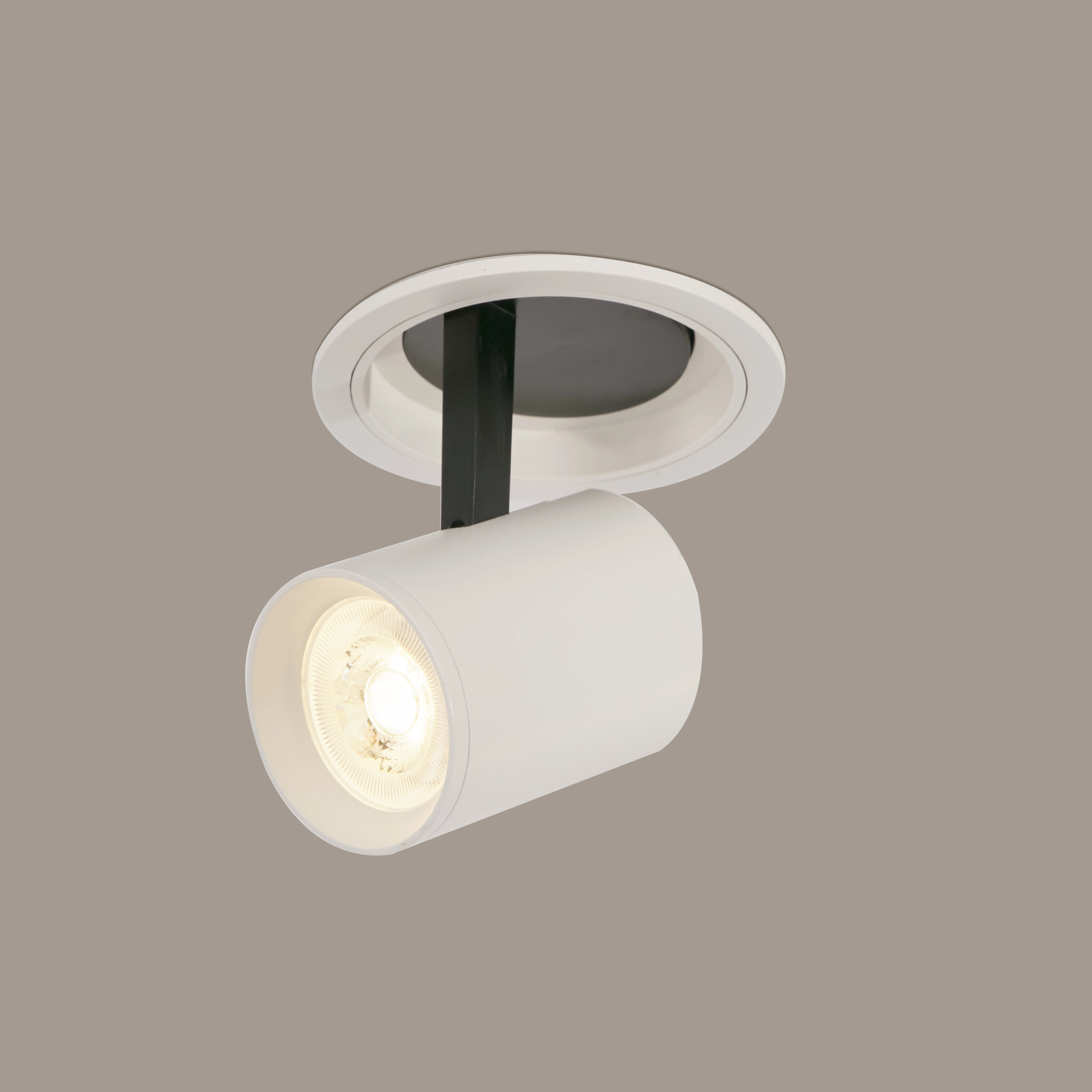 Recessed spotlight Polo white with edge