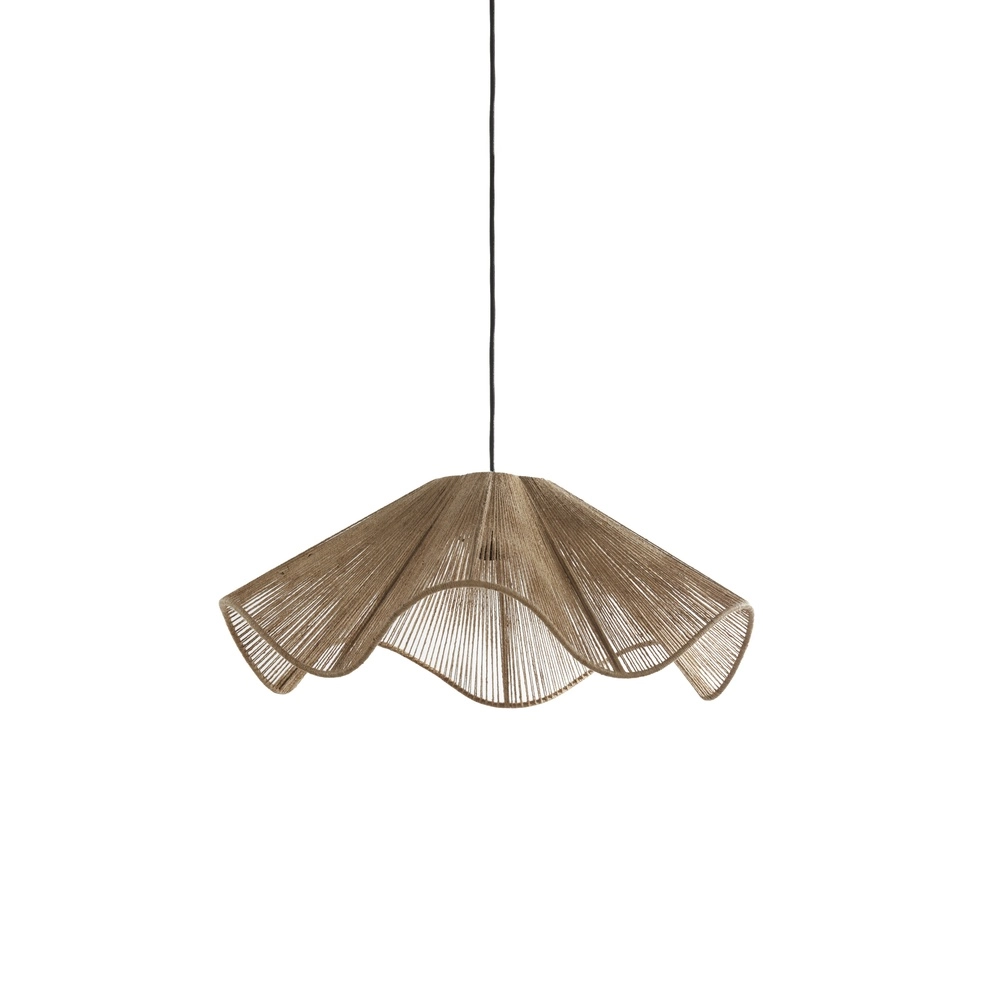 Rattan pendant lamp Fodara Ø 60cm brown Light & Living 8717807702090