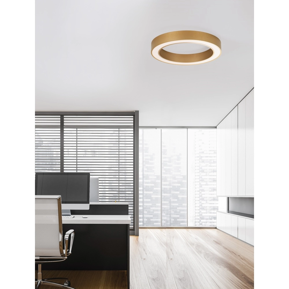Ceiling lamp Morbido gold Ø 60cm Lyora 5212017438591