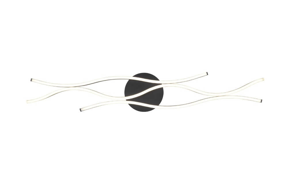 Ceiling light Blaze black with gold Trio 4017807539912