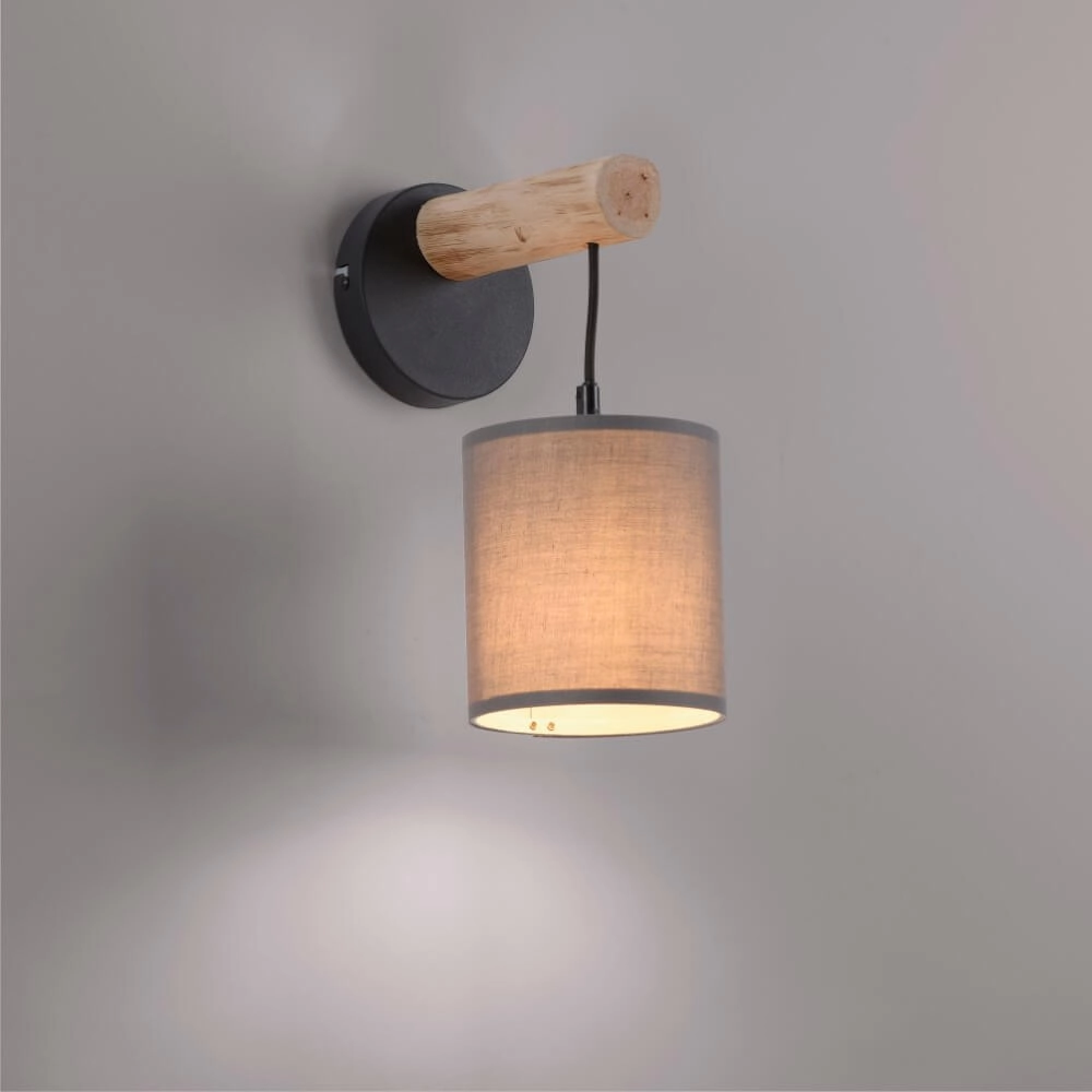 Country wall lamp Green Tribu Taupe Just Light 4043689995157