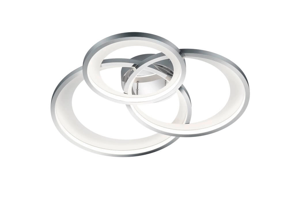 Ceiling light Granada 3-ring chrome Trio 4017807505689