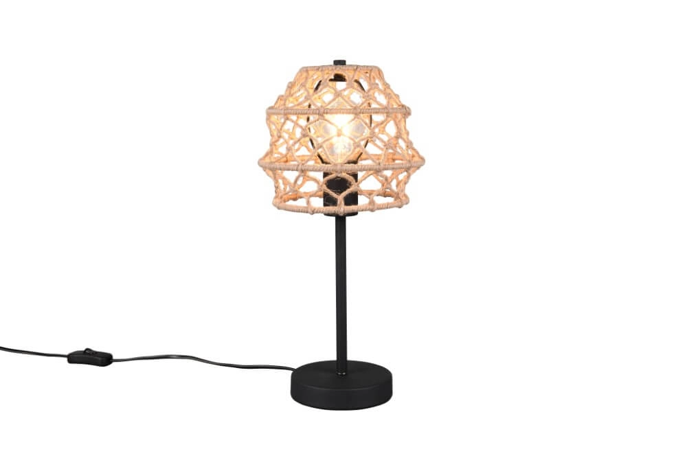 Rattan table lamp Hive Ø 20cm