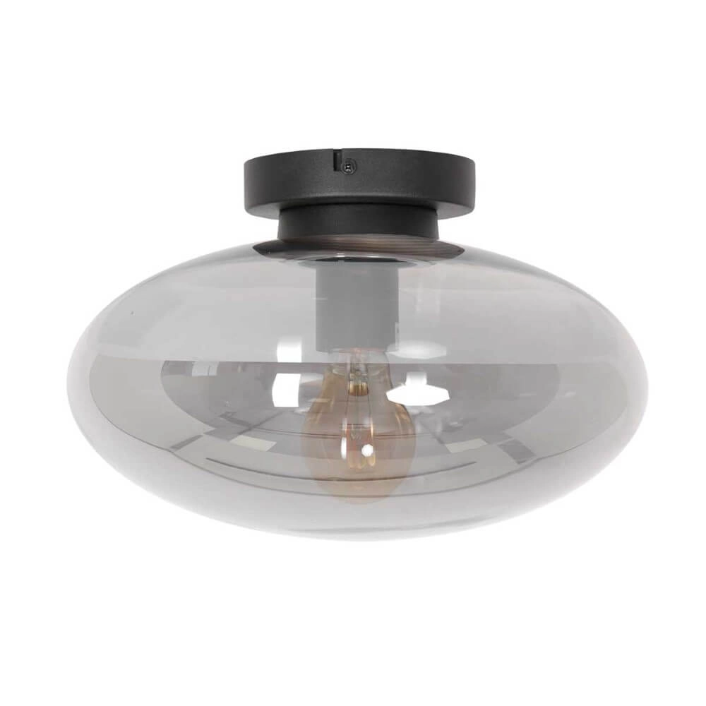 Glass ceiling lamp Reflexion oval Ø 30cm Steinhauer 8712746161335