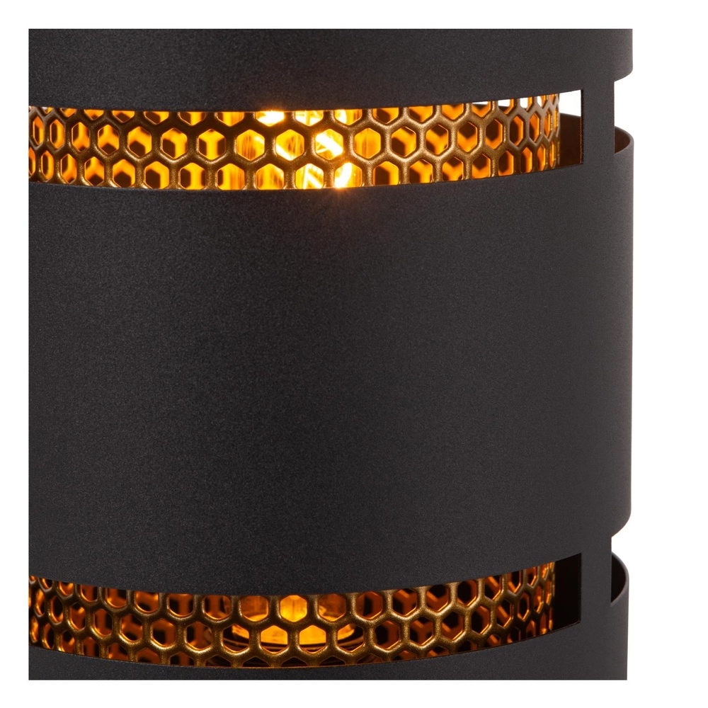Table lamp Rosas black with gold Lucide 5411212211842