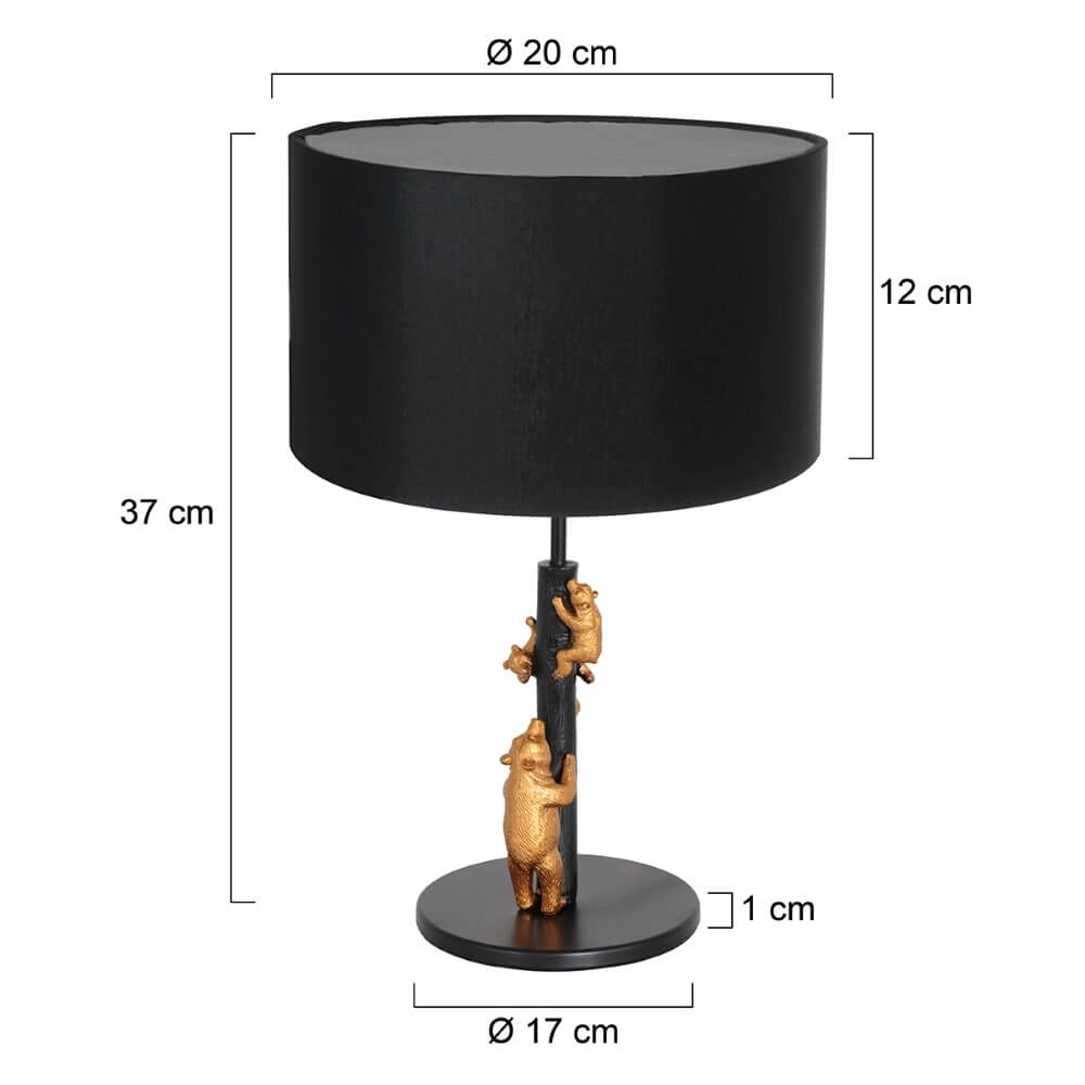 Design table lamp Animaux with gold Steinhauer 8712746152562