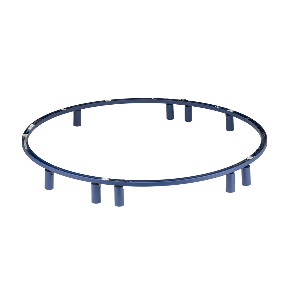 Circle surface-mounted spotlights Fourty 9x GU10 - dark blue Lyora 5903139119535
