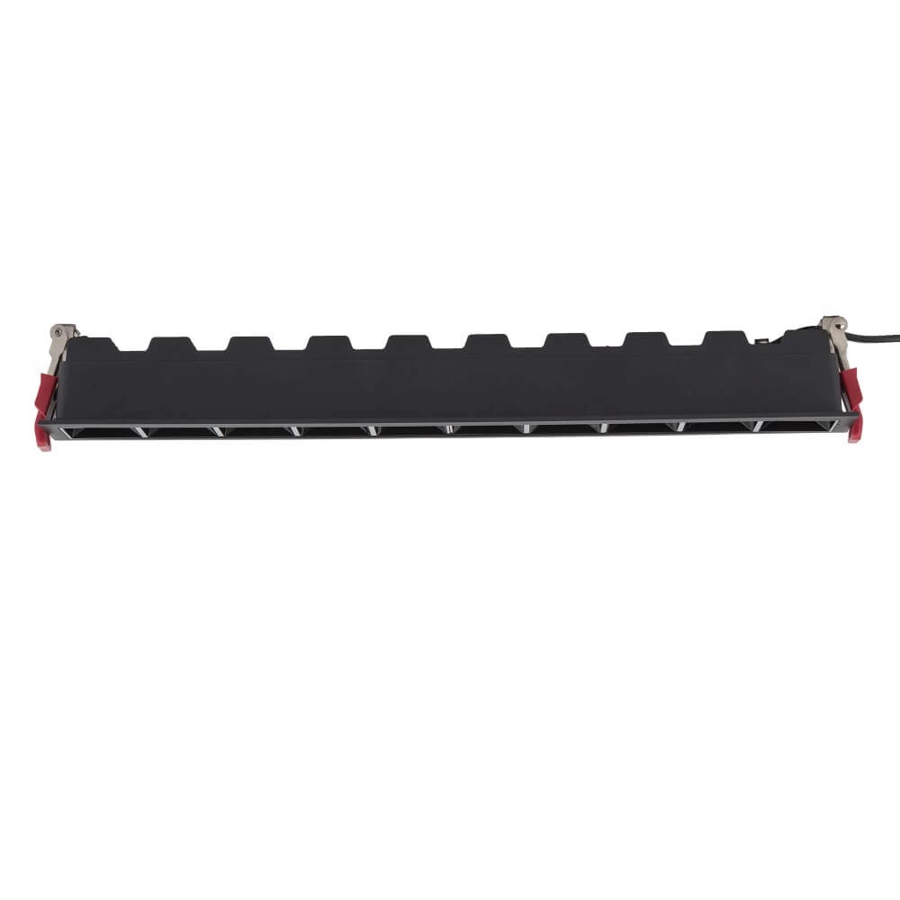 Black recessed spotlight Midi Led 10x1 LEDs - 4000K Lyora 5903139100663