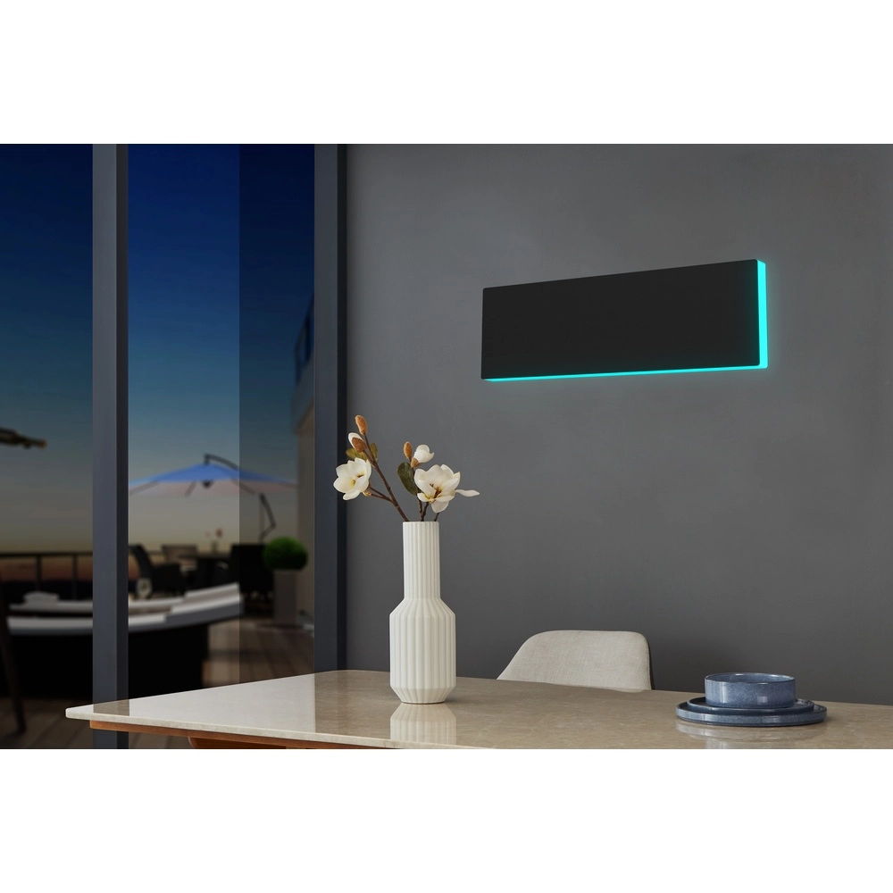 Led wall lamp Rgbic 27cm - black Eglo 9002759757540