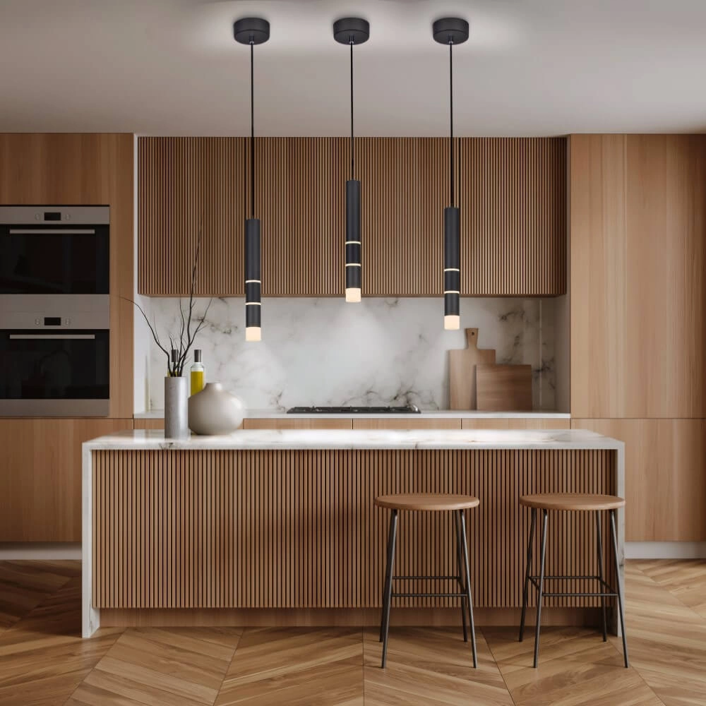 Black hanging lamp Pure Vega 3000K Paul Neuhaus 4012248357514