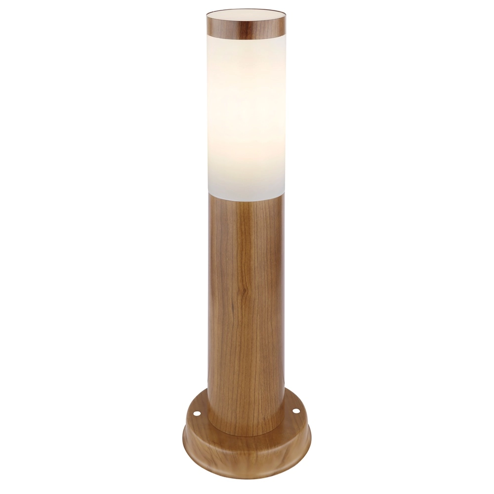 Garden lamp Boston wood with white