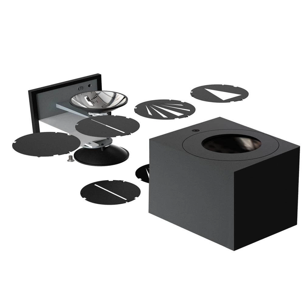Square spotlight Canto White Up Up & Down Nordlux 5701581482982