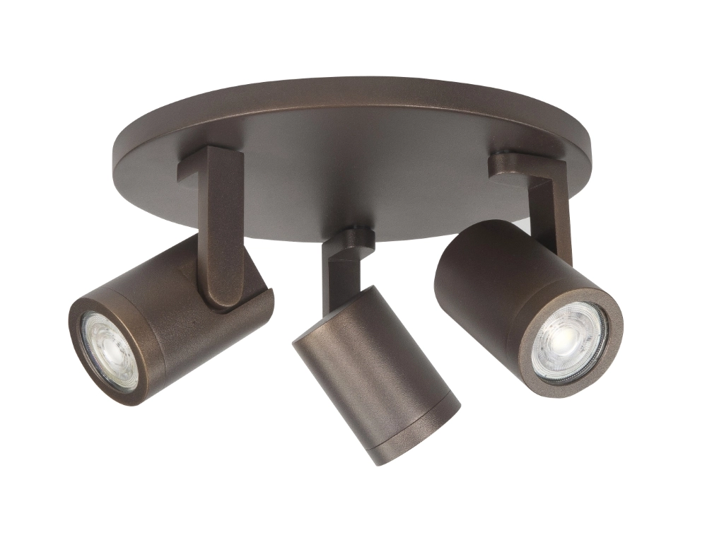 Choco surface-mounted spotlight Halo 3x GU10 - rotatable