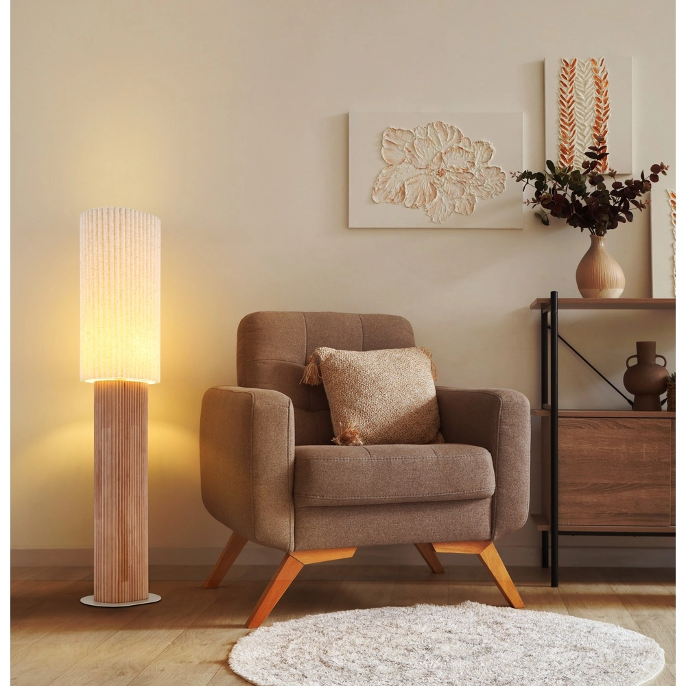 Unique floor lamp Jannie Brown Globo 9007371592906