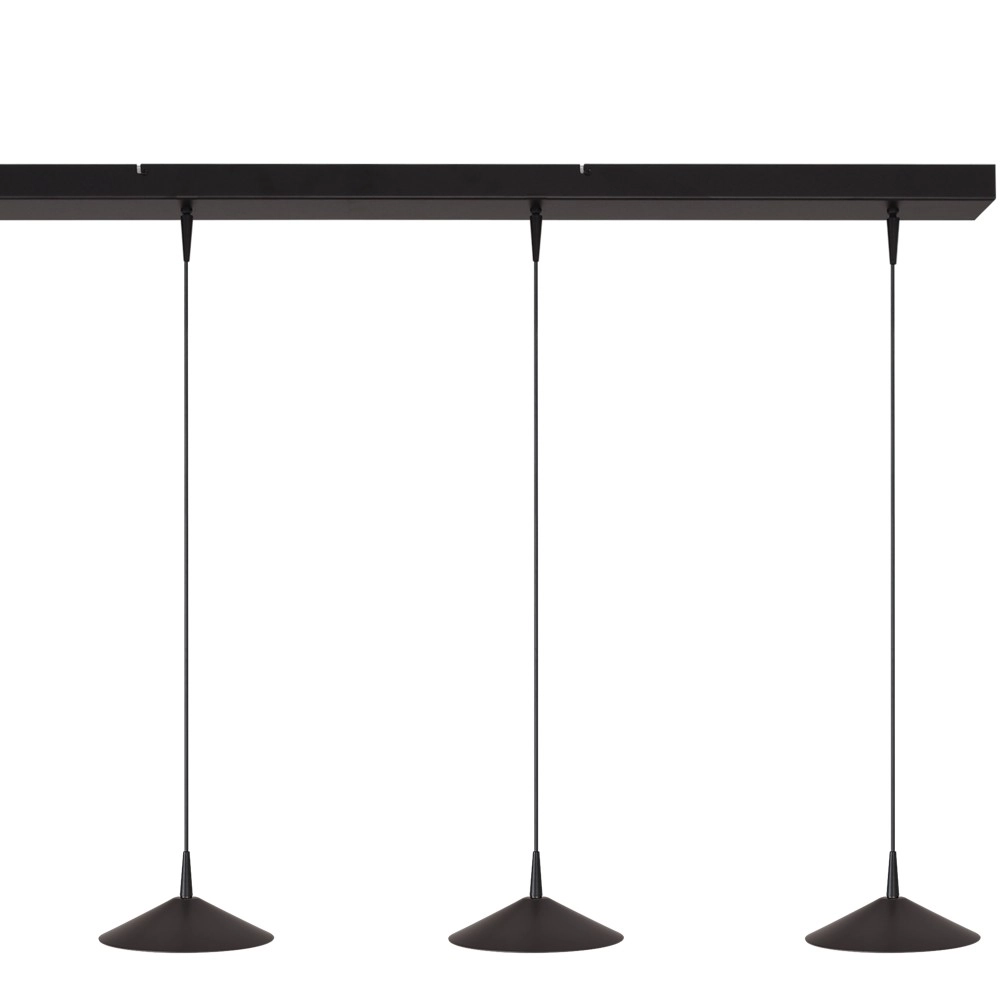 4-light pendant lamp Ceppo black Ø 18cm Masterlight 8718121352060