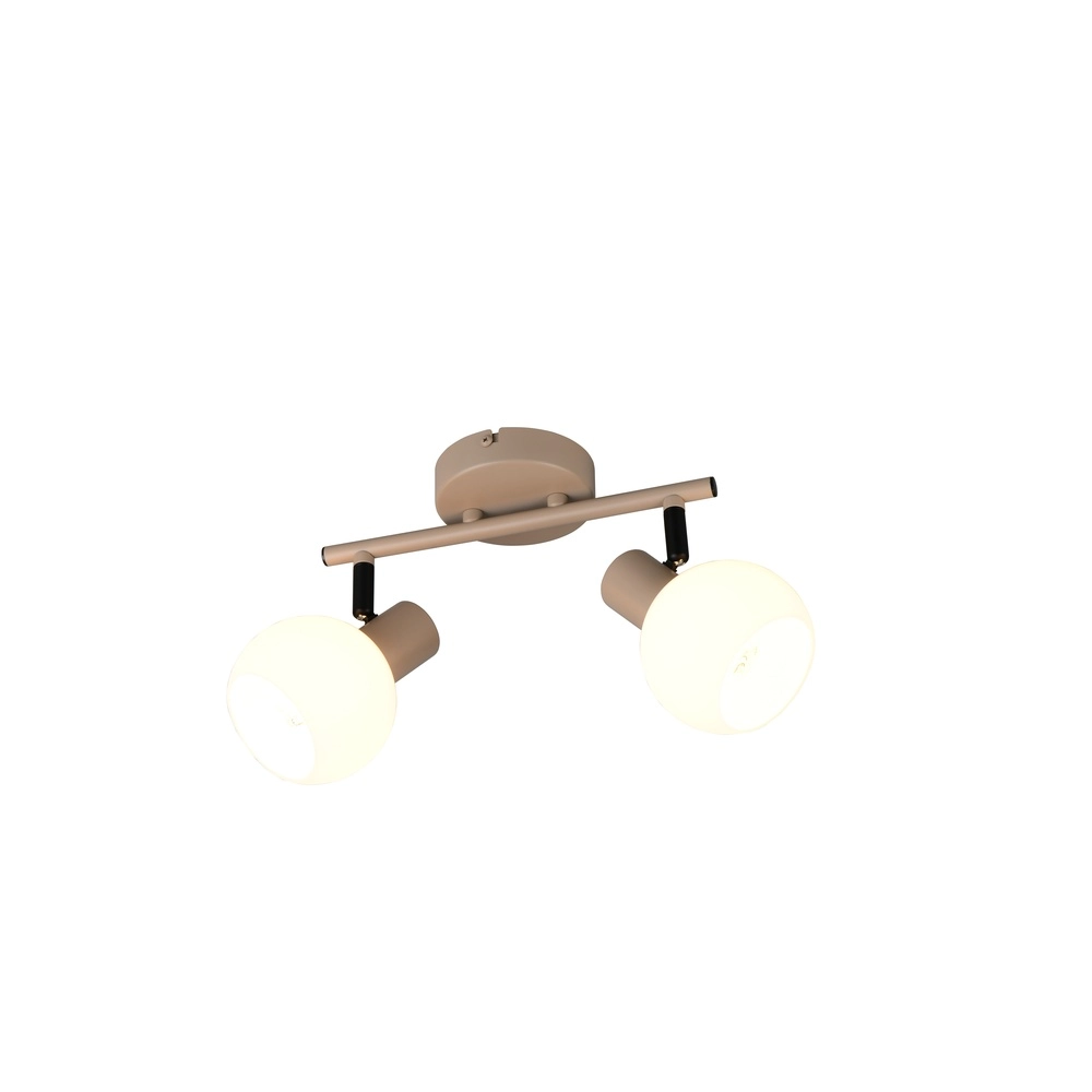 Ceiling lamp Boba 2-light beige