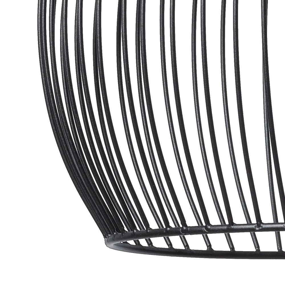 Black pendant lamp Wire Ø 40cm ETH 8719075184509