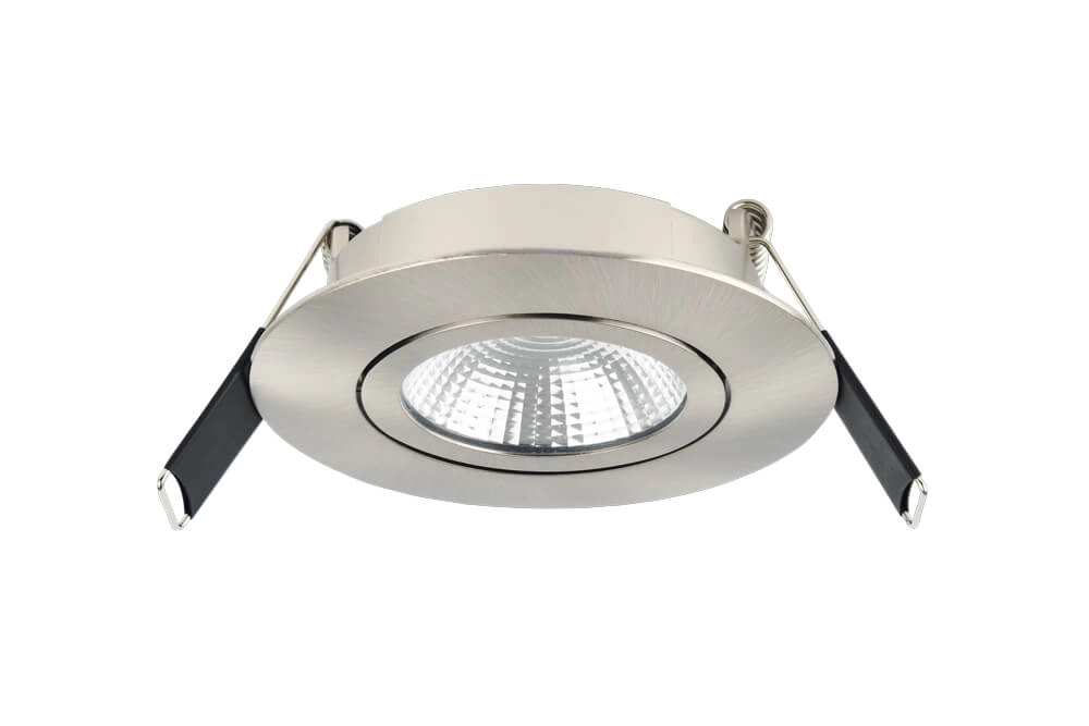 Flat recessed spotlight Lux Slim 3000K - Stainless steel Lyora 5055788250043