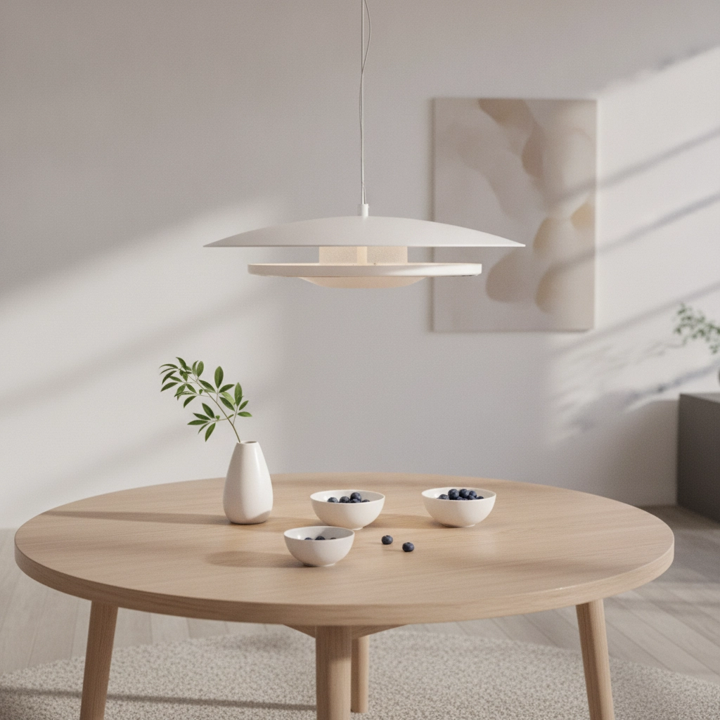 Design pendant lamp Olos white