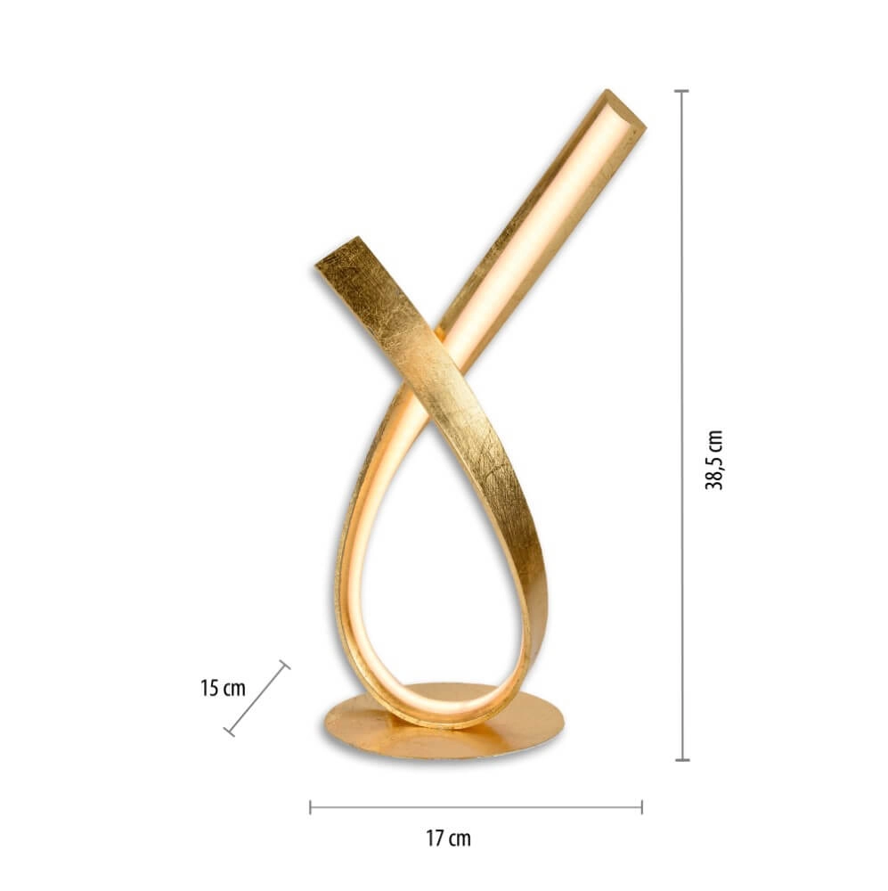 Table lamp Linda curl gold Paul Neuhaus 4012248304761
