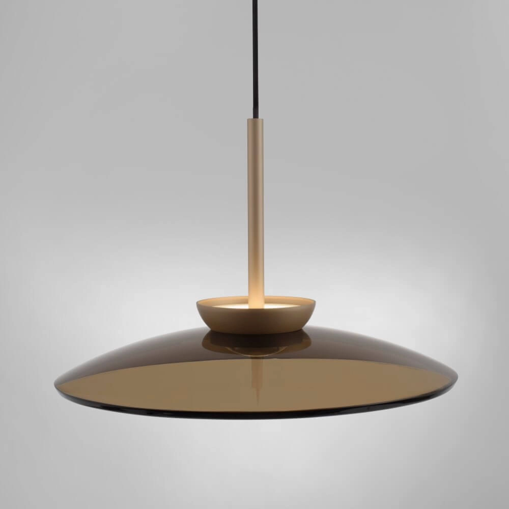 1-light hanging lamp Pure E-Moon bronze Paul Neuhaus 4012248382769
