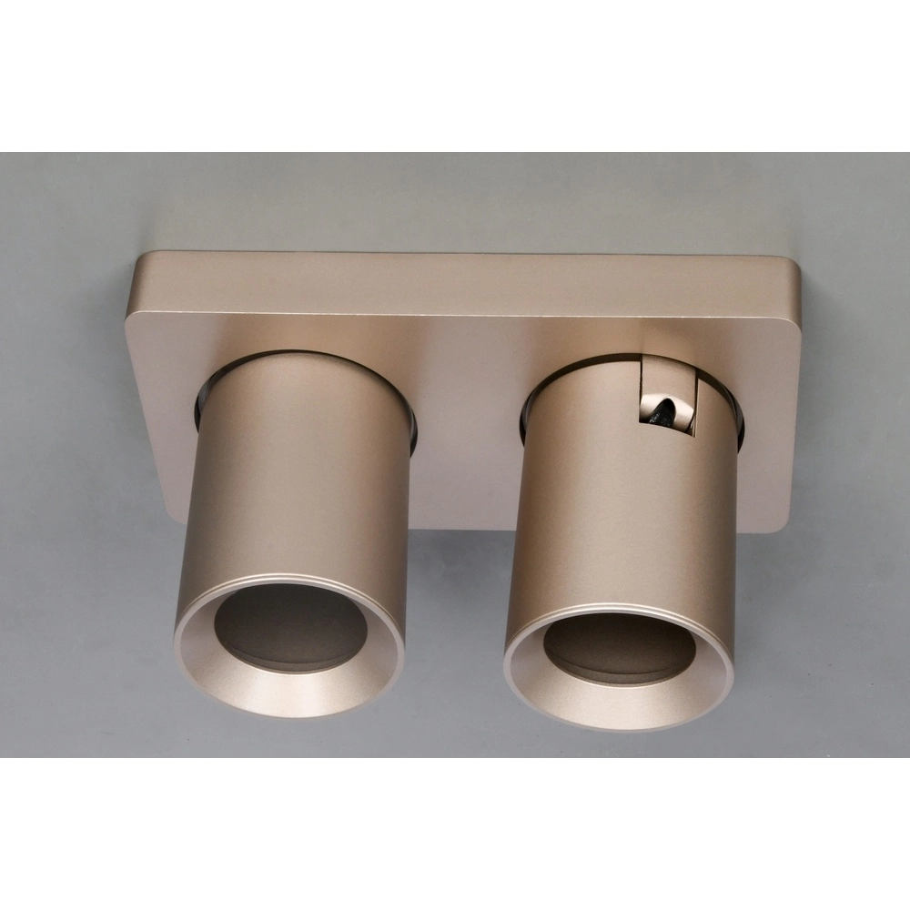 Double surface-mounted spotlight Megano champagne Artdelight 8720701103474