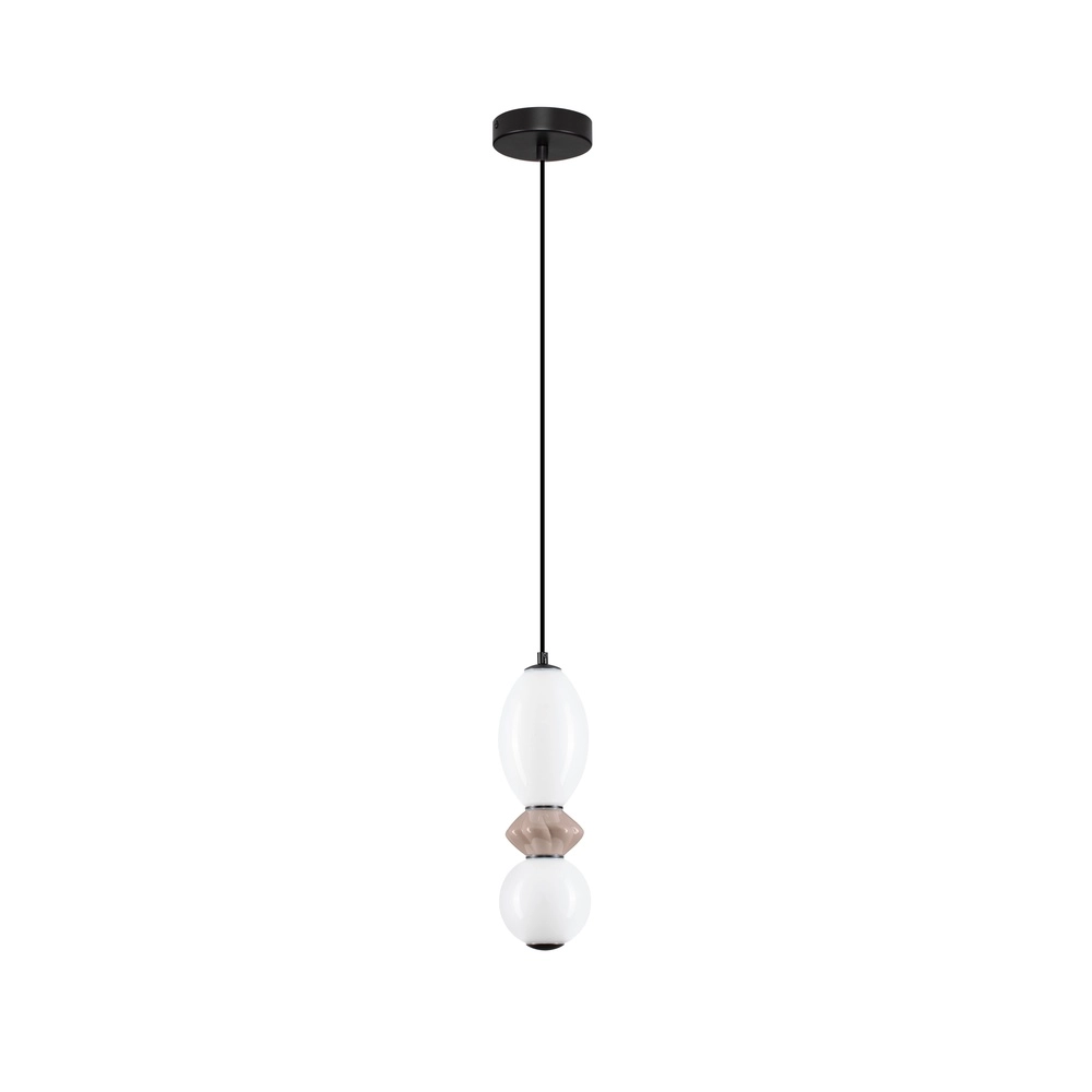 Pendant lamp Pallina white - mocha