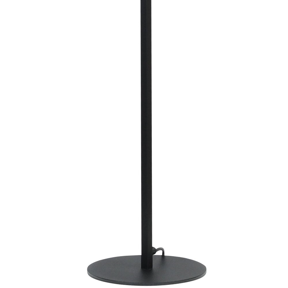 Black floor lamp Venus 175cm with Flower lampshade Masterlight 8718121206721