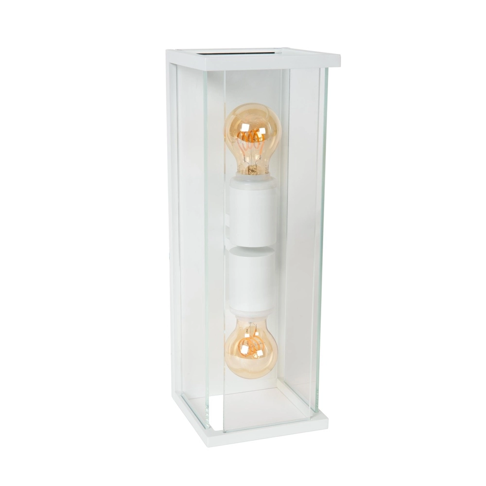 Sleek wall lamp Claire double white