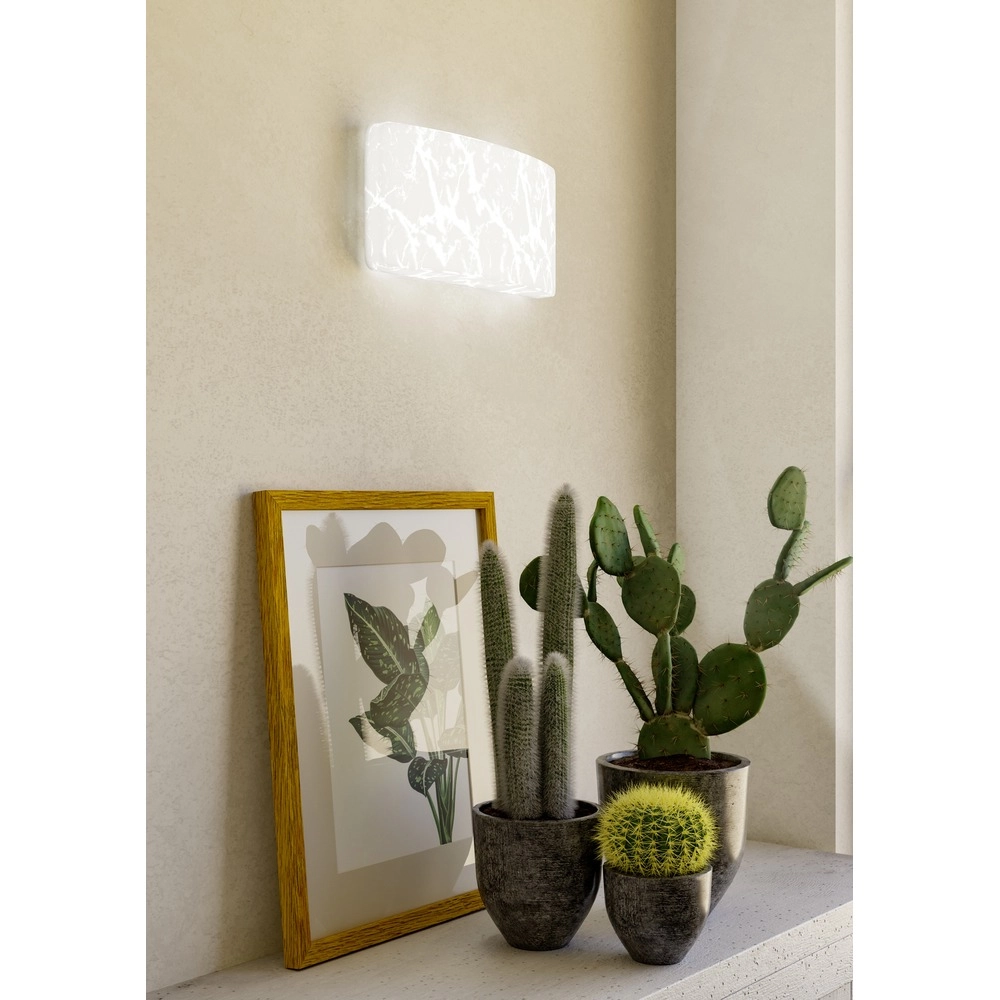 White wall lamp Allerona 28.5cm Eglo 9008606409792