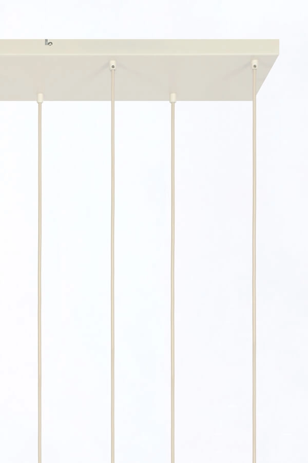 10-light pendant lamp Bisho cream design 120cm Light & Living 8717807743338
