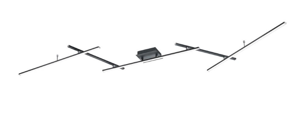 Ceiling lamp Arvin 4-stripe black