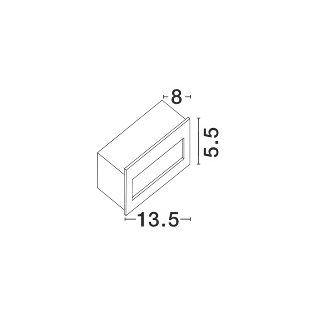 Recessed light Krypton grey 13.5cm Lyora 5212017409362