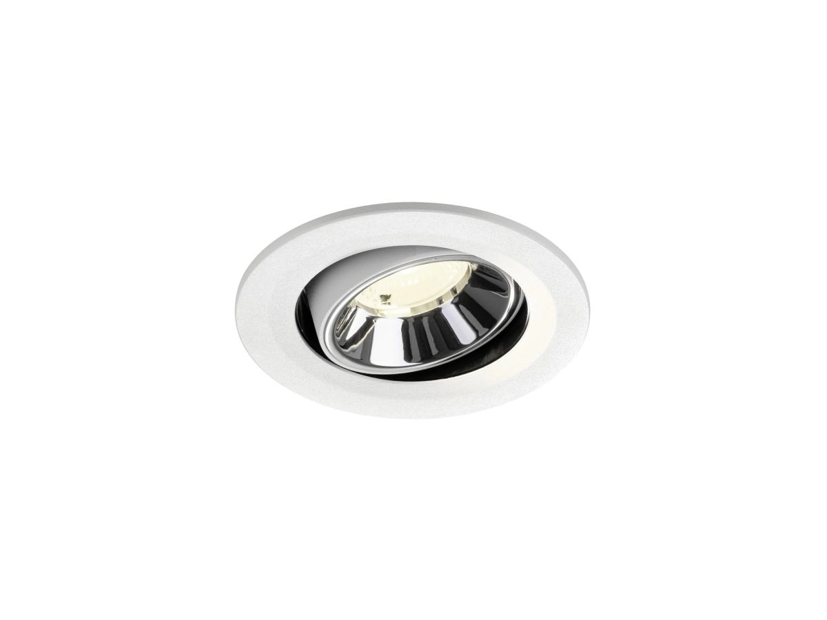 Recessed spotlight Numinos Move S white/chrome 4000K - 40deg