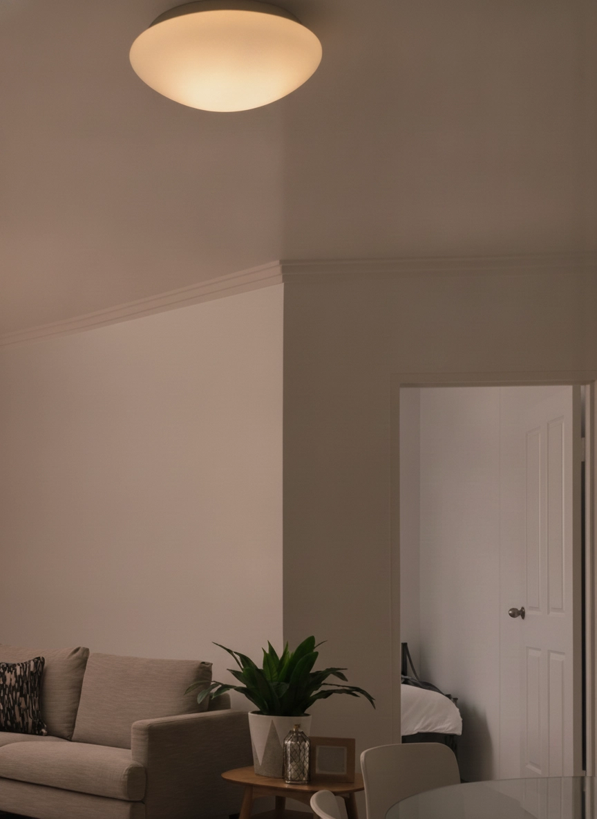 Ceiling lamp Brest Ø 30cm white