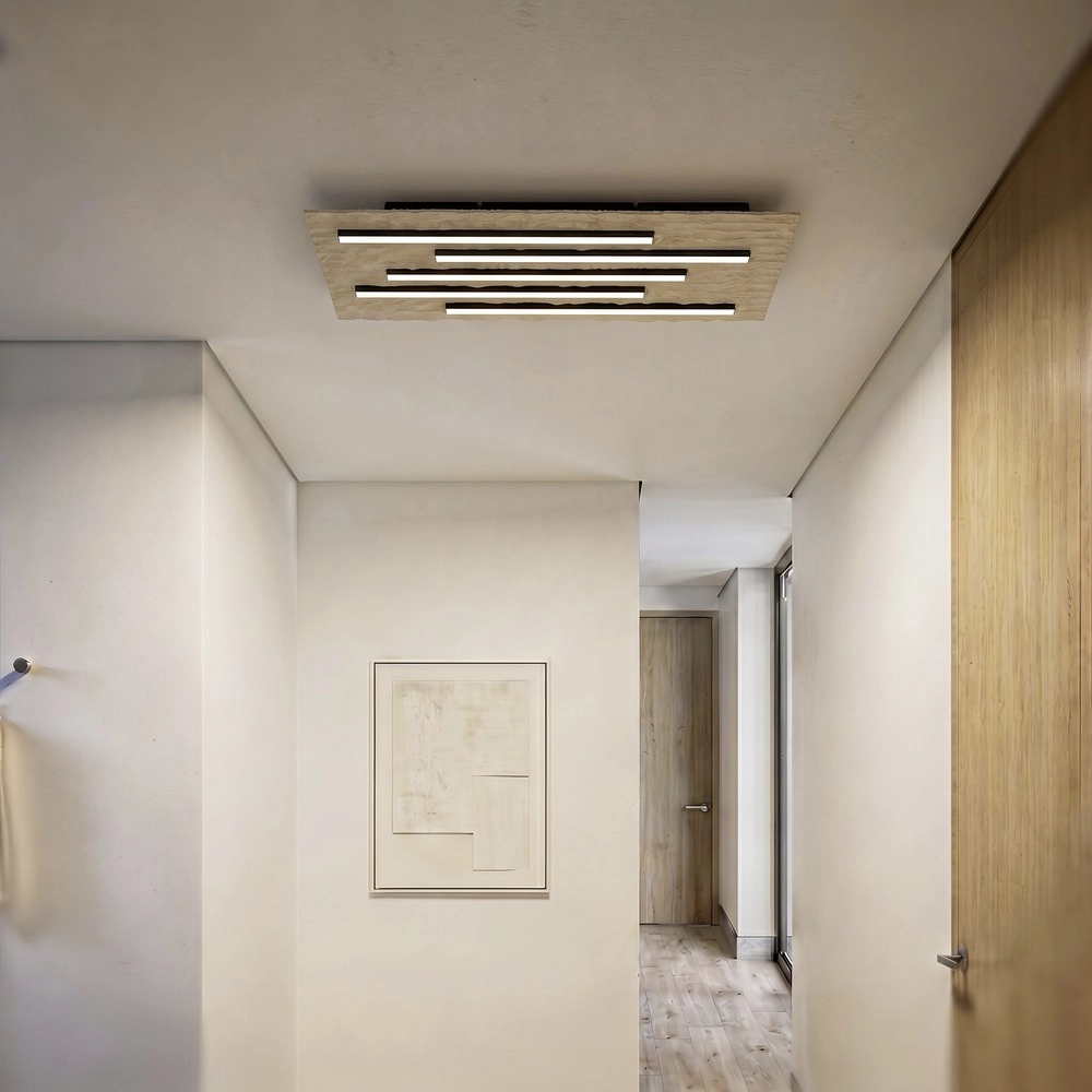 Ceiling lamp Campomarino sand brown 60cm