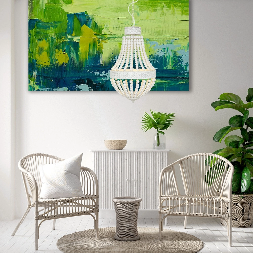 White chandelier Ella Ø 40cm Steinhauer 8712746132083
