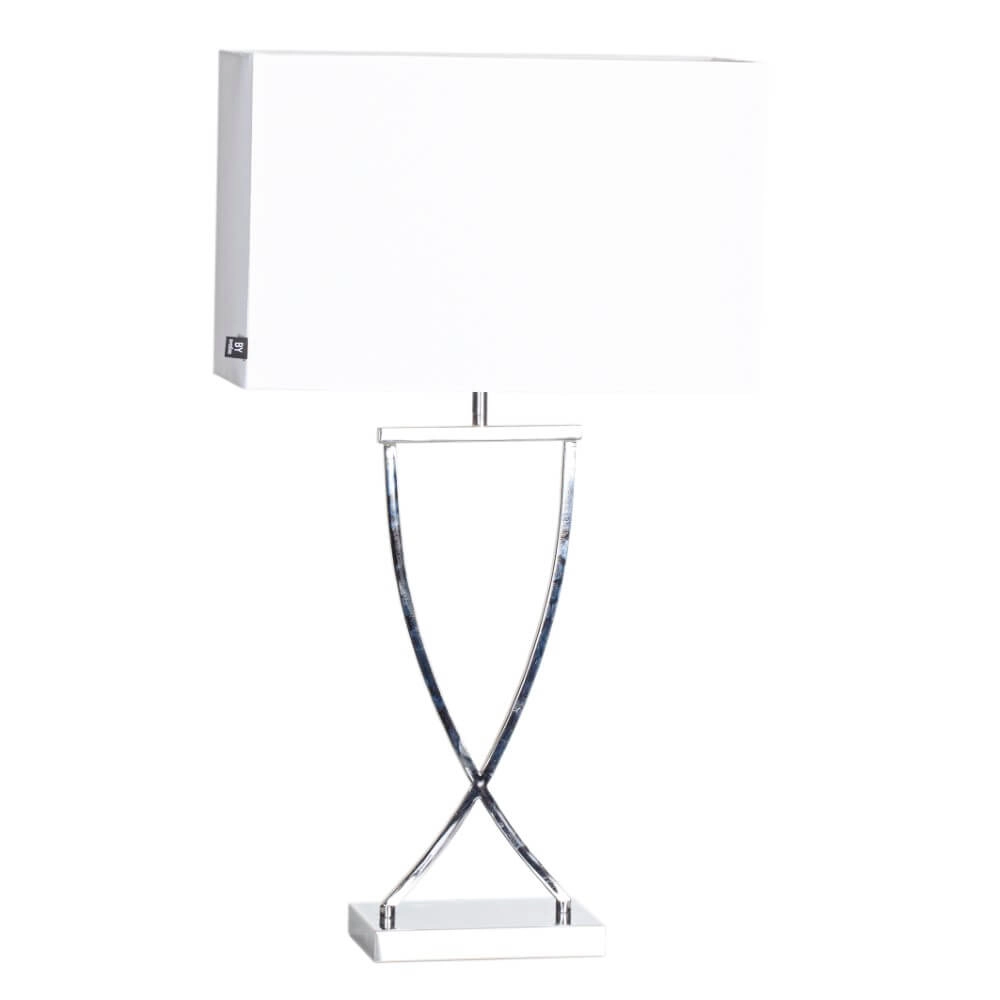 Table lamp Omega chrome white