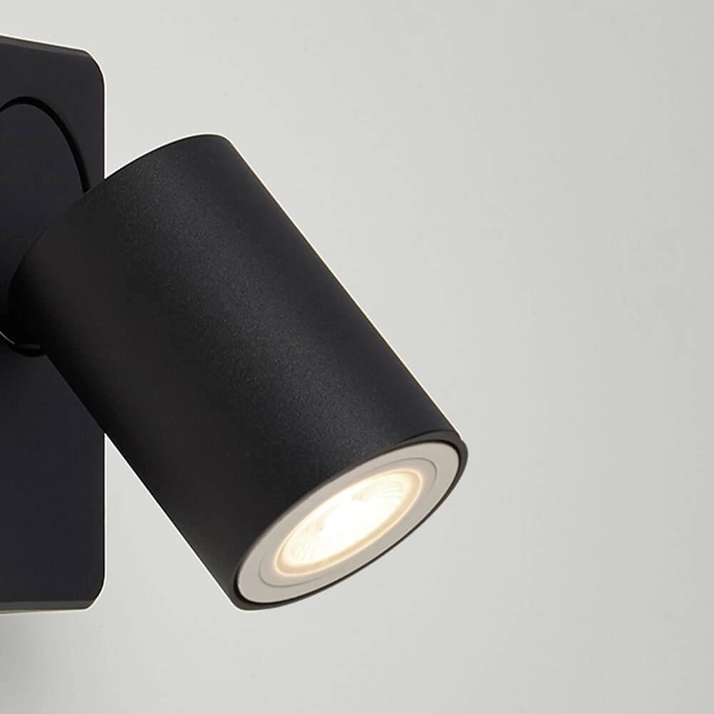 Ceiling lamp Moon 1 Rectangular Black Lyora