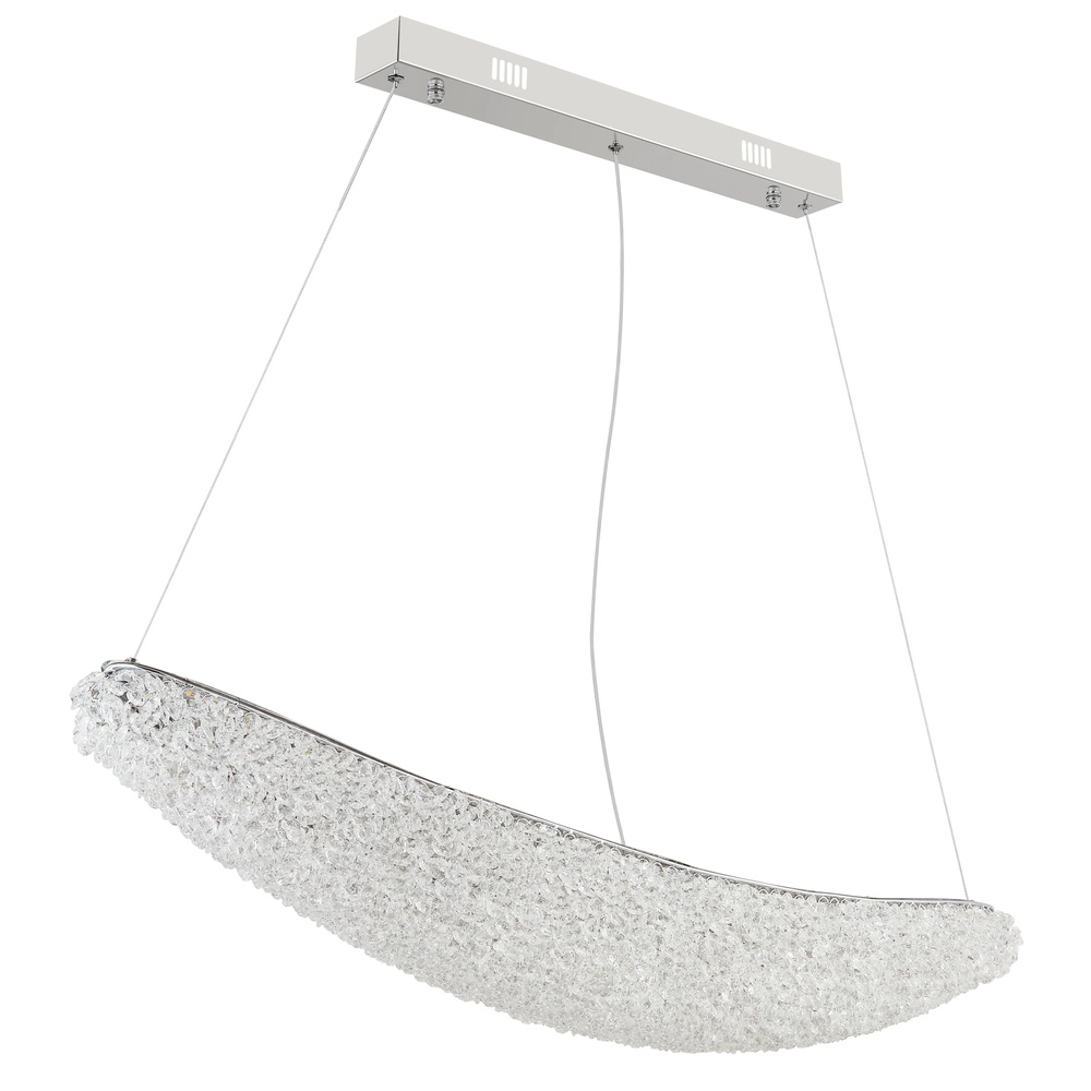 Pendant lamp Kristalla chrome Globo 9007371566785