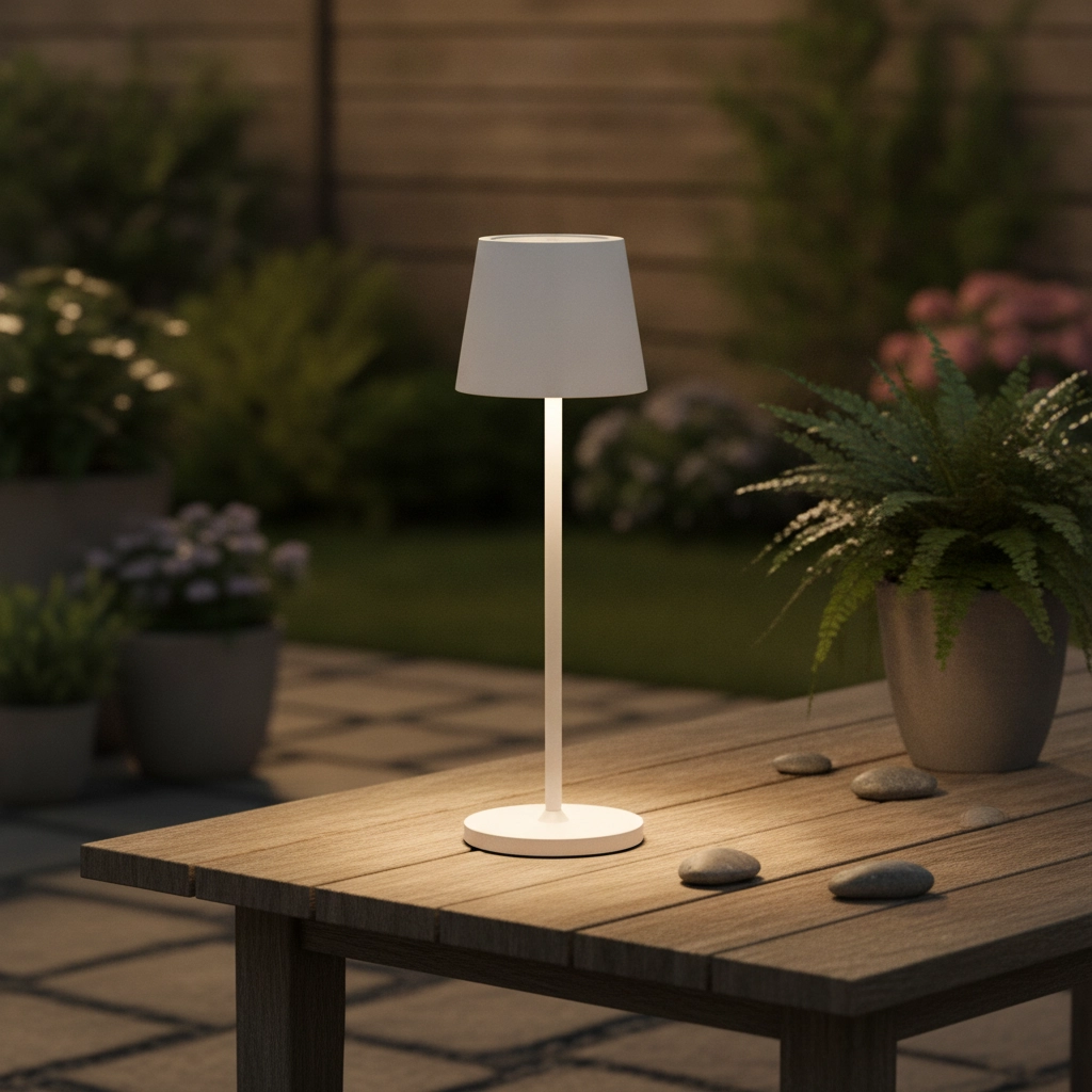 Rechargeable table lamp Seina white